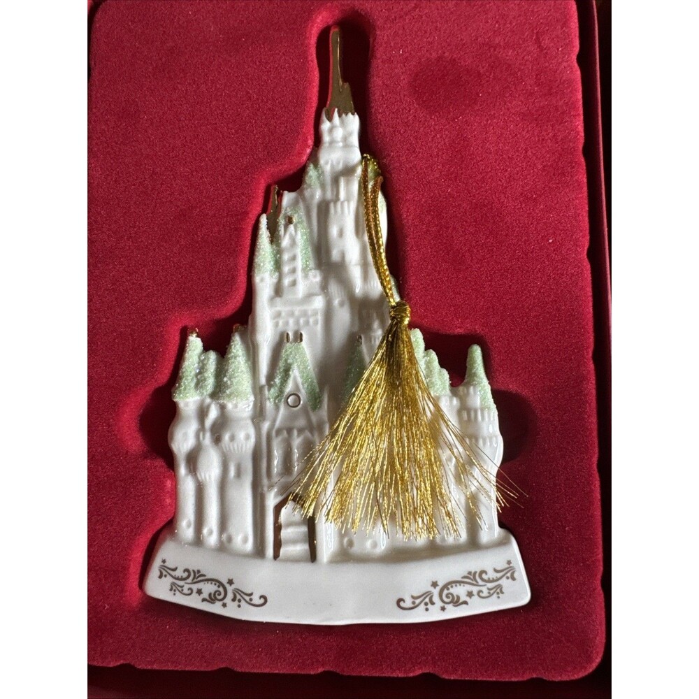 Lenox Disney Showcase Cinderella Castle Ornament 5.4" NIB - Picture 2 of 11